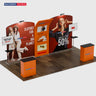 Tragbare Ausstellungswand 6m x 3m – Modell 9