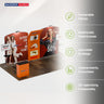 Tragbare Ausstellungswand 6m x 3m – Modell 9