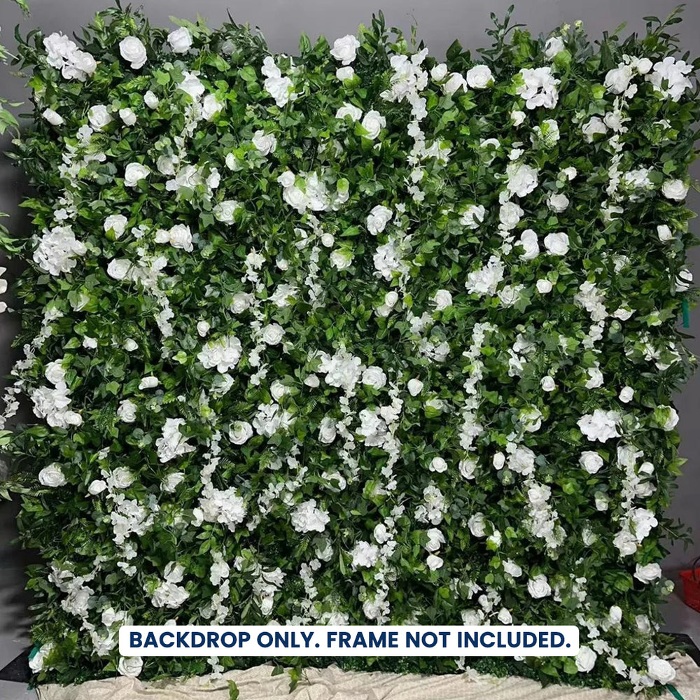 Künstliche Blumen-Eventwand als Hintergrund – Stil 35