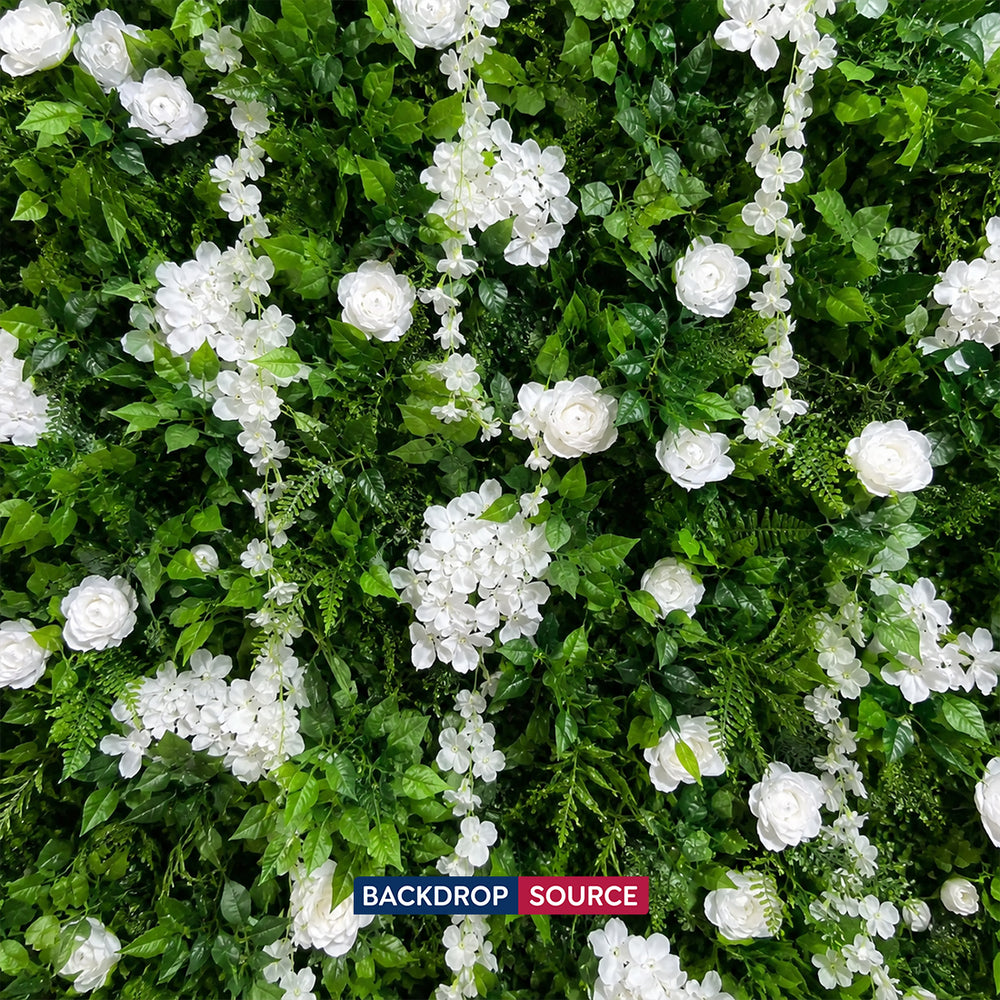 Künstliche Blumen-Eventwand als Hintergrund – Stil 35