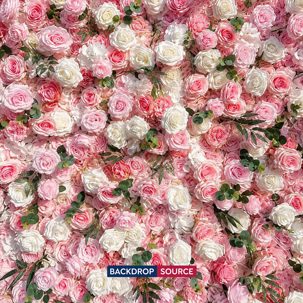 Künstliche Blumen-Eventwand als Hintergrund – Stil 36