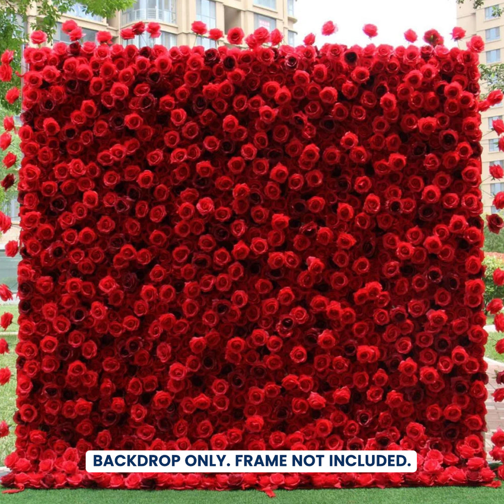 Künstliche Blumen-Eventwand als Hintergrund – Stil 42