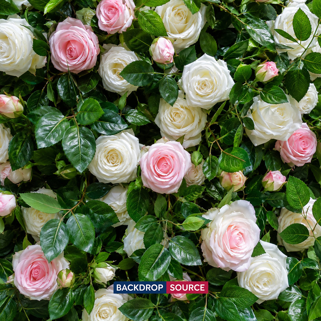 Künstliche Blumen-Eventwand als Hintergrund – Stil 44
