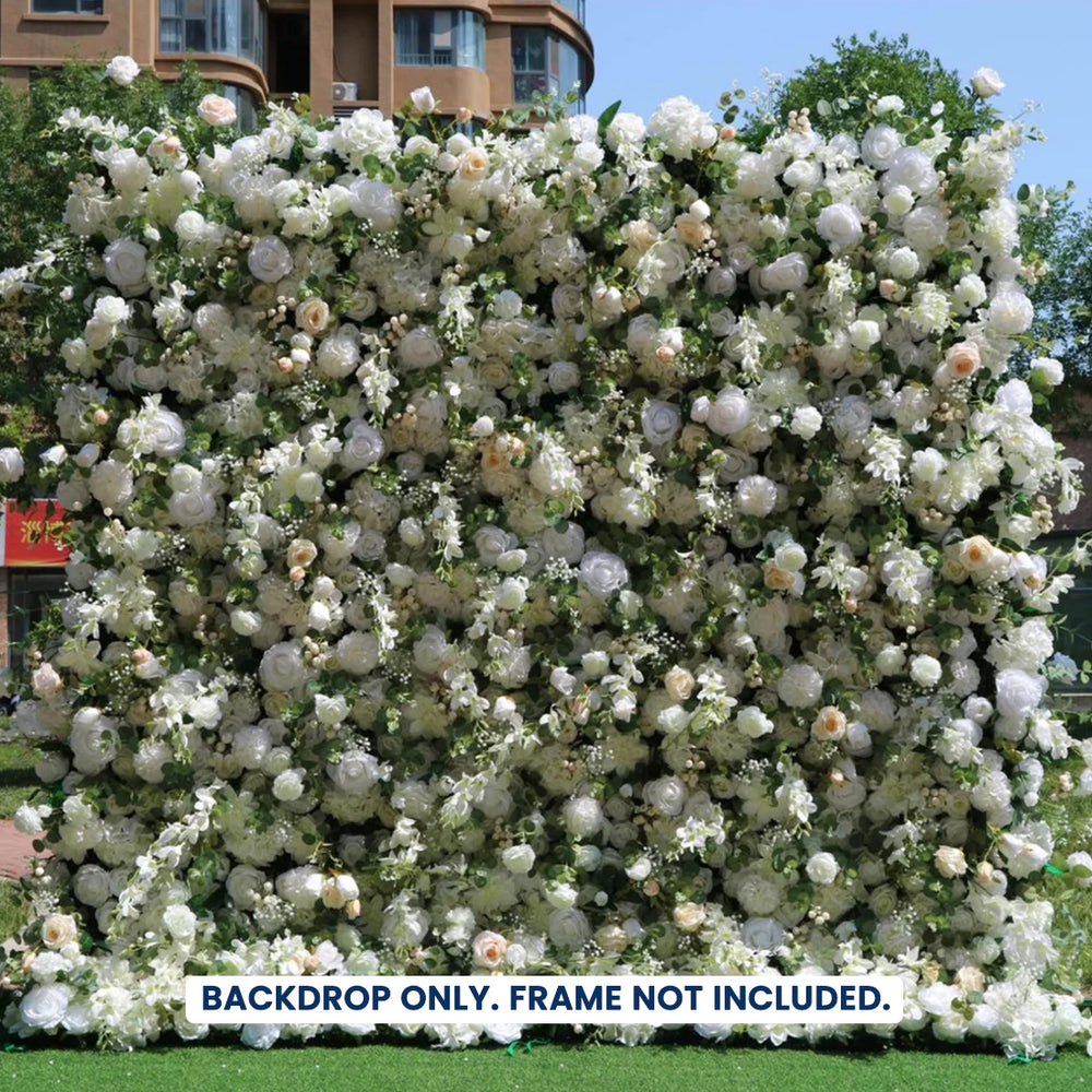 Künstliche Blumen-Eventwand als Hintergrund – Stil 47