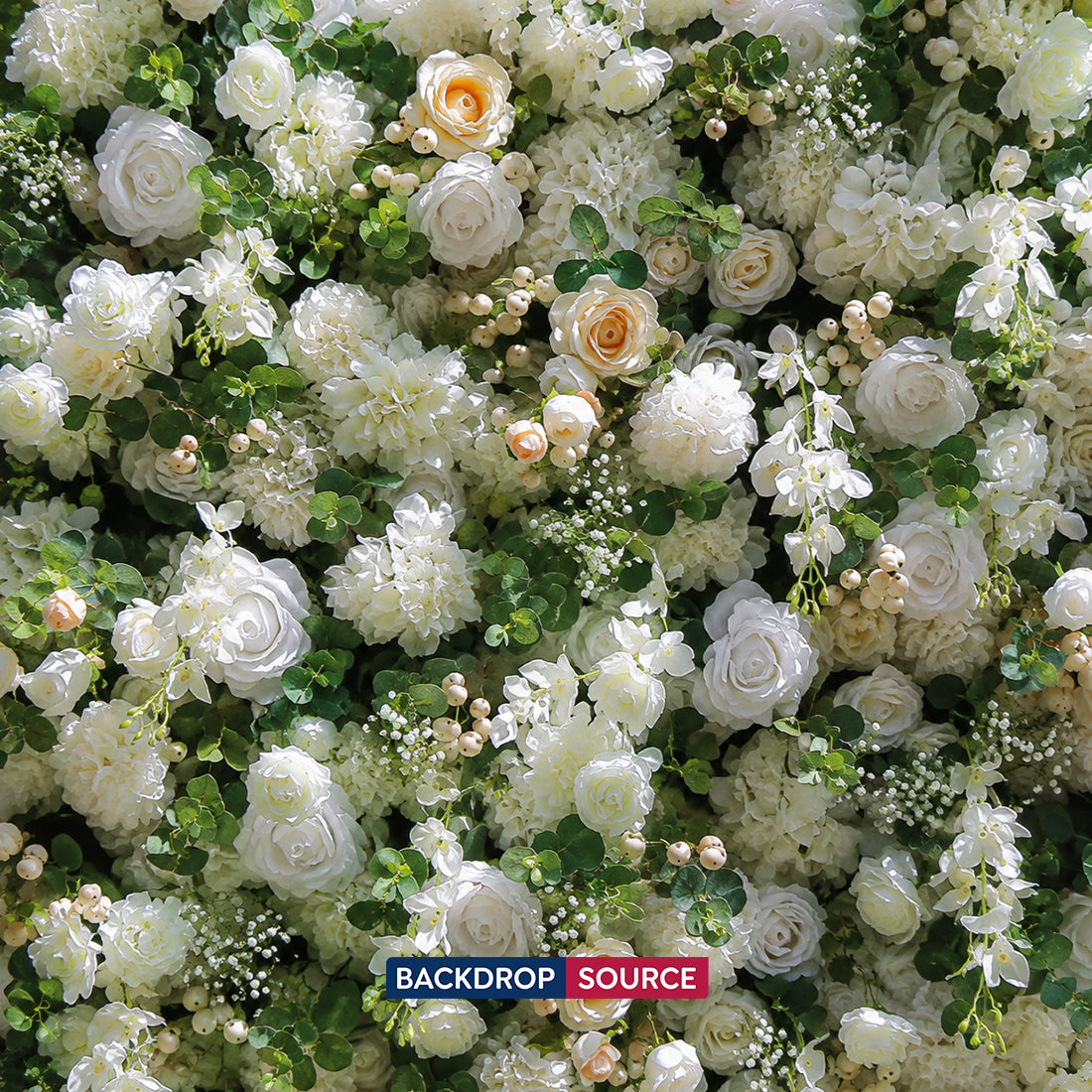 Künstliche Blumen-Eventwand als Hintergrund – Stil 47