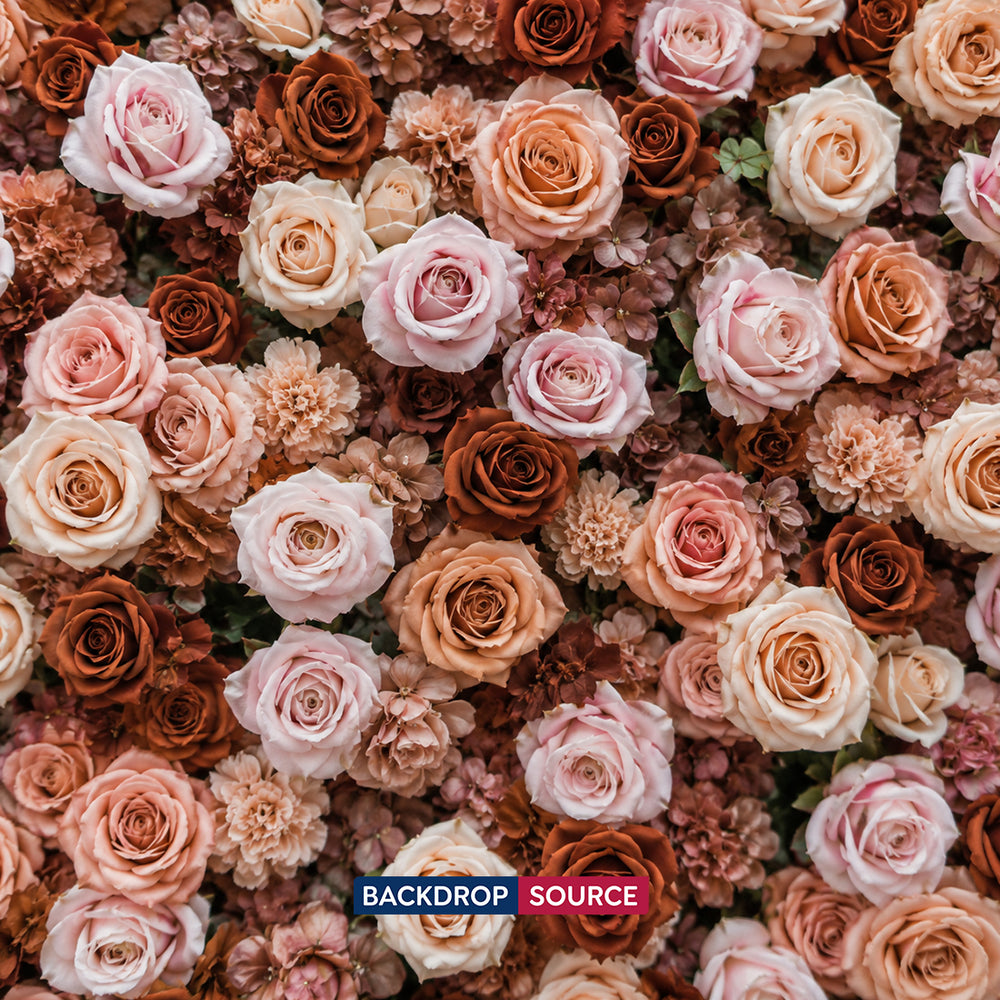 Künstliche Blumen-Eventwand als Hintergrund – Stil 48
