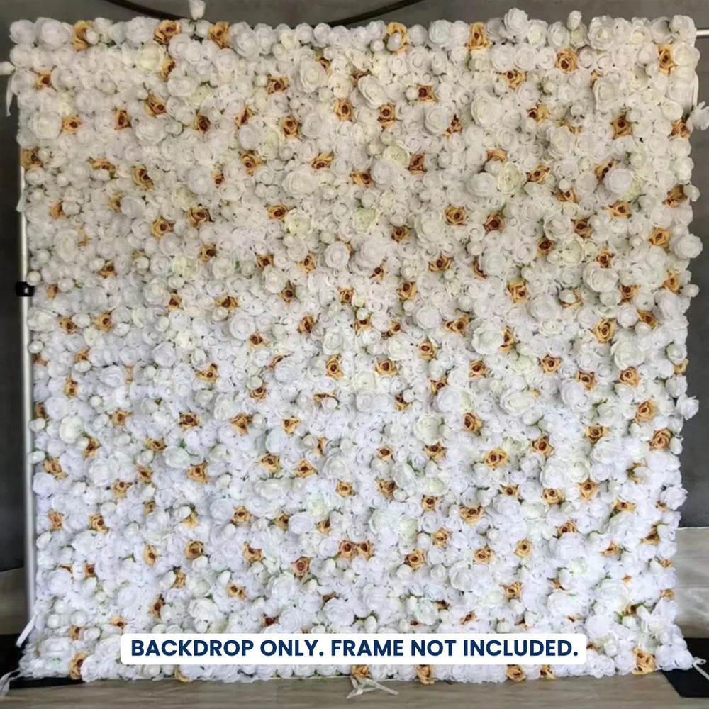 Künstliche Blumen-Eventwand als Hintergrund – Stil 50