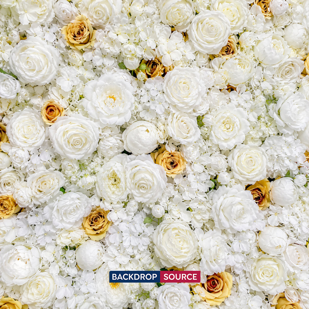 Künstliche Blumen-Eventwand als Hintergrund – Stil 50