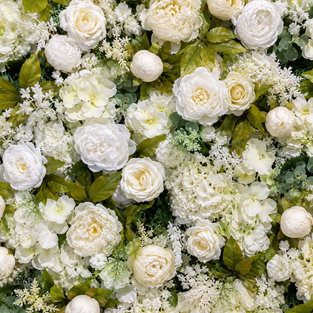 Künstliche Blumen-Eventwand als Hintergrund – Stil 52