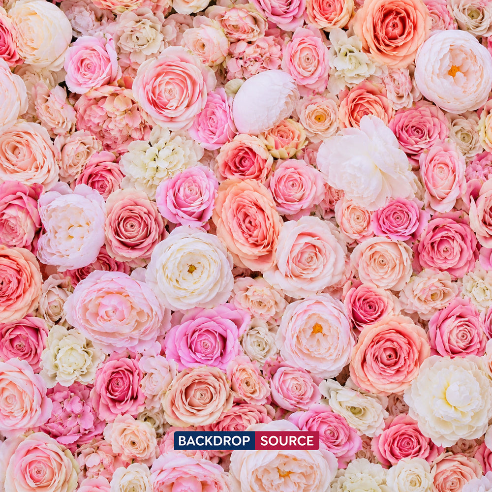 Künstliche Blumen-Eventwand als Hintergrund – Stil 54