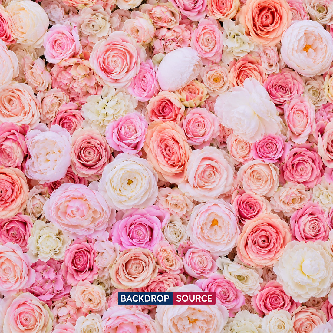Künstliche Blumen-Eventwand als Hintergrund – Stil 54