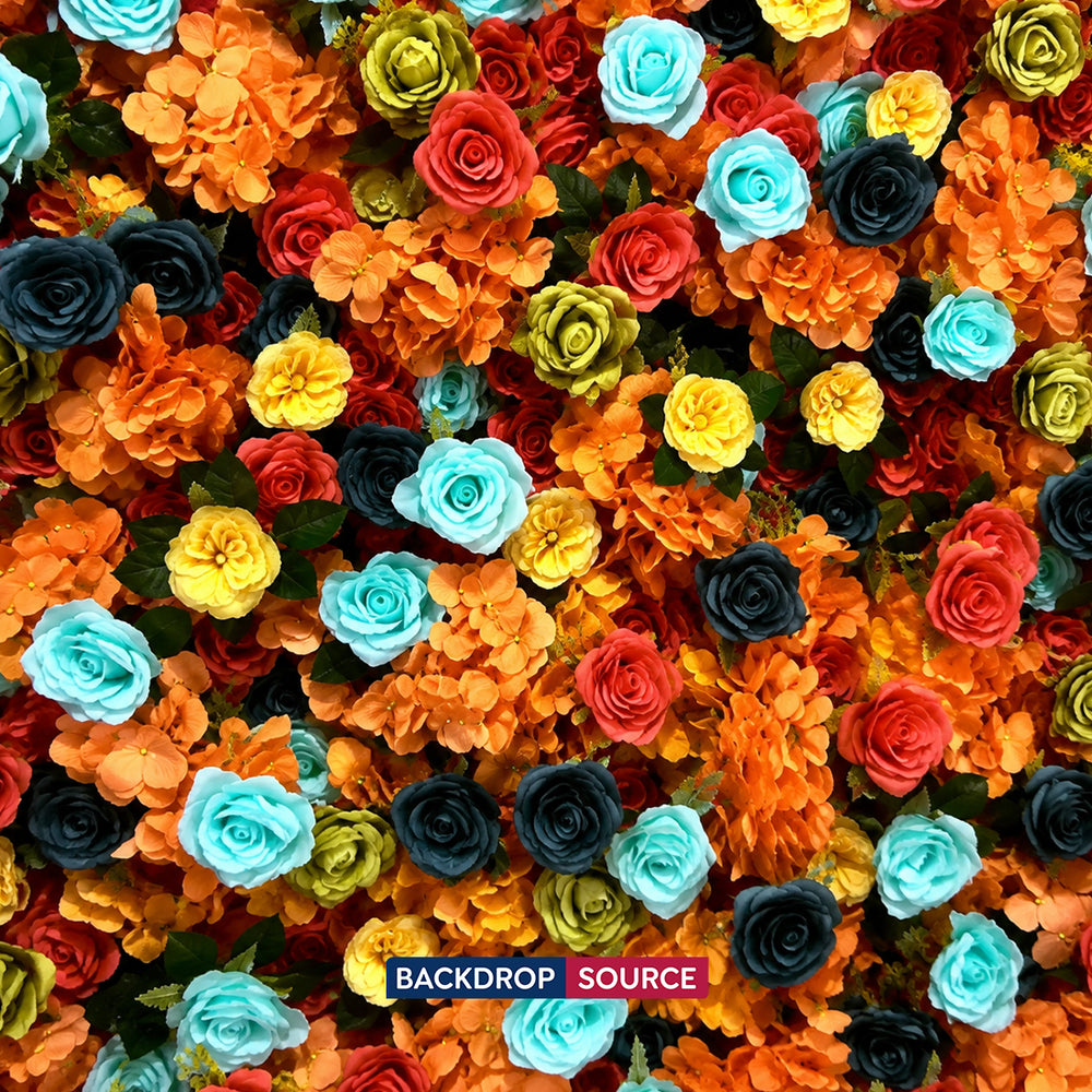 Künstliche Blumen-Eventwand als Hintergrund – Stil 61