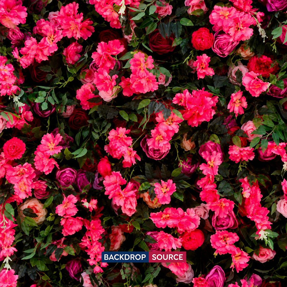 Künstliche Blumen-Eventwand als Hintergrund – Stil 65
