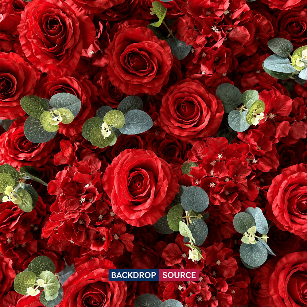Künstliche Blumen-Eventwand als Hintergrund – Stil 67