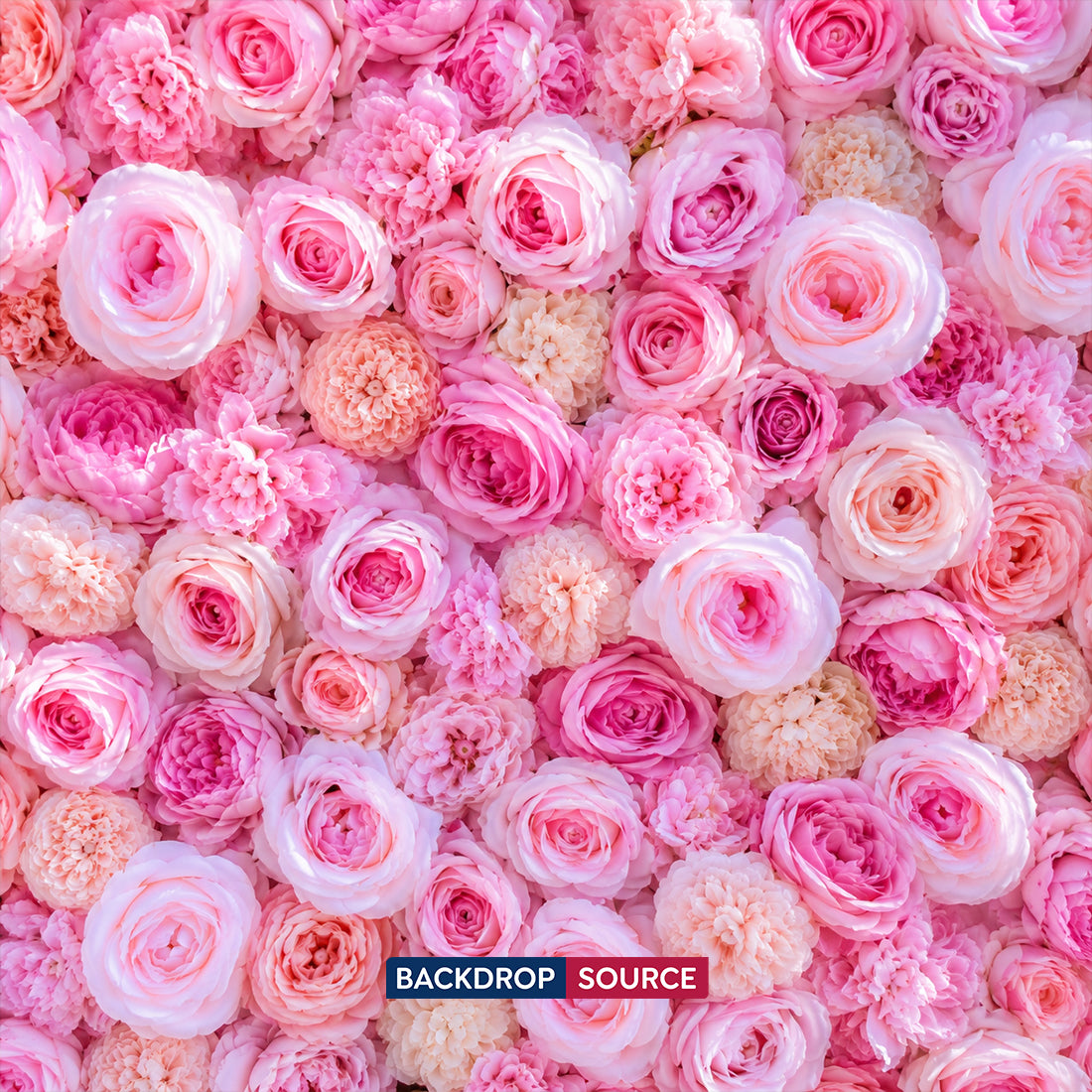 Künstliche Blumen-Eventwand als Hintergrund – Stil 68