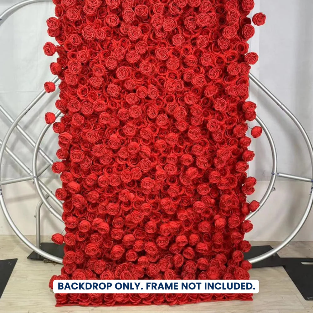 Künstliche Blumen-Eventwand als Hintergrund – Stil 70