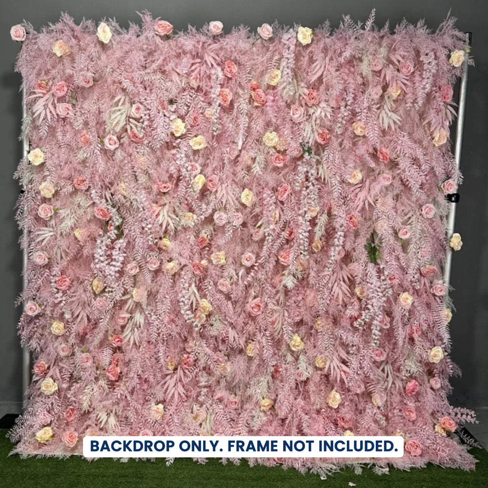 Künstliche Blumen-Eventwand als Hintergrund – Stil 71