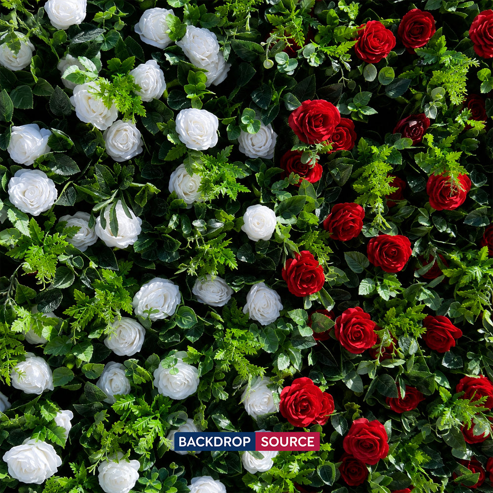 Künstliche Blumen-Eventwand als Hintergrund – Stil 74