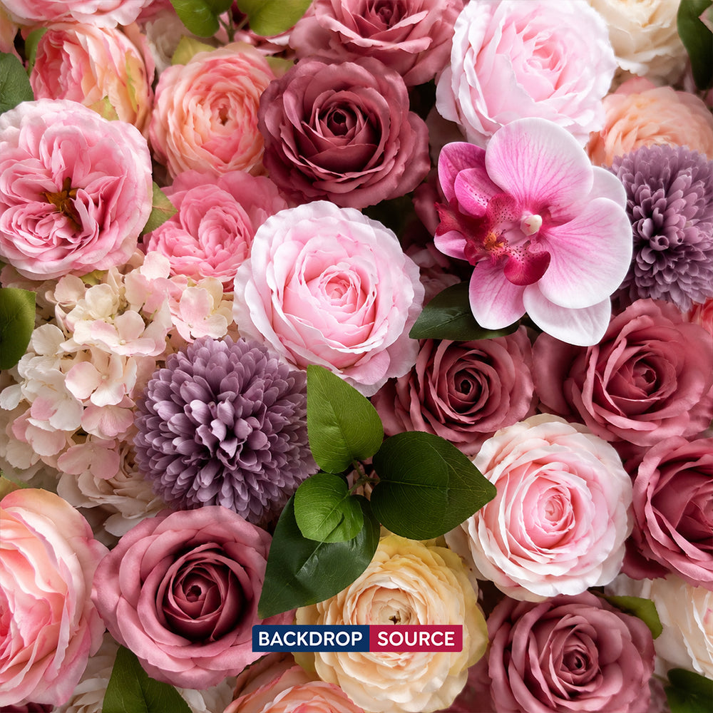 Künstliche Blumen-Eventwand als Hintergrund – Stil 75