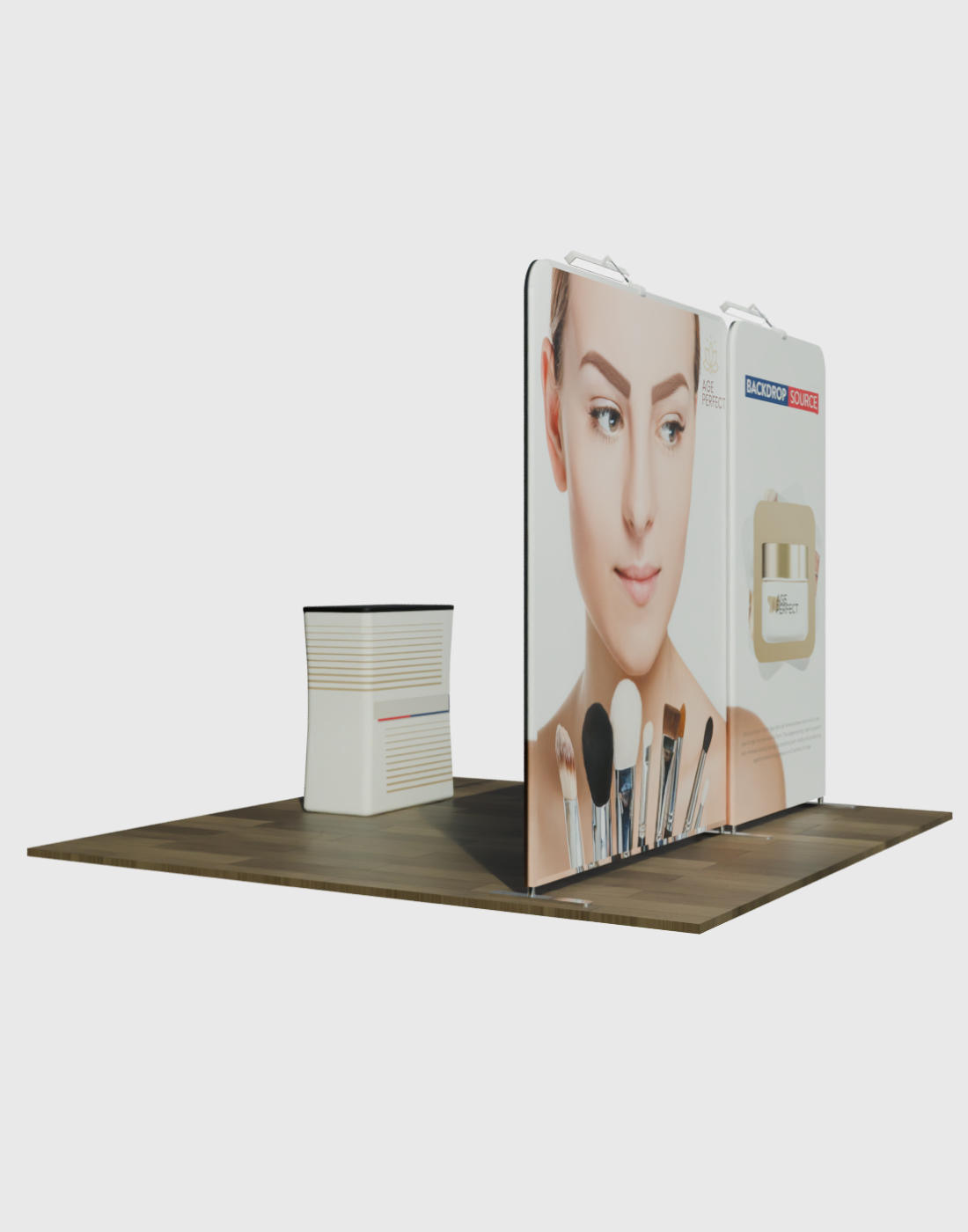 Tragbares Ausstellungsdisplay 3m x 3m – Modell 1