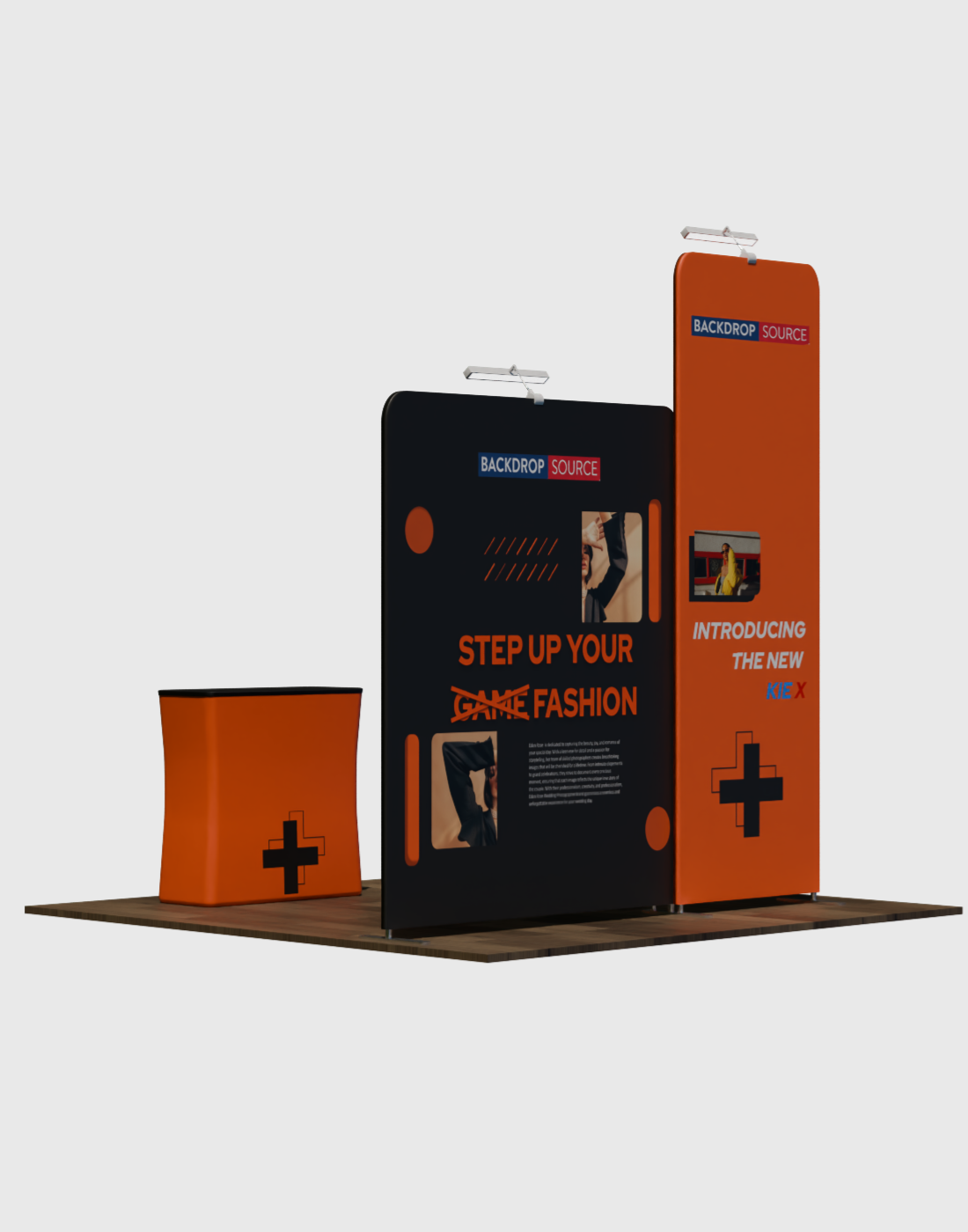 Tragbares Messedisplay 3m x 3m – Modell 13