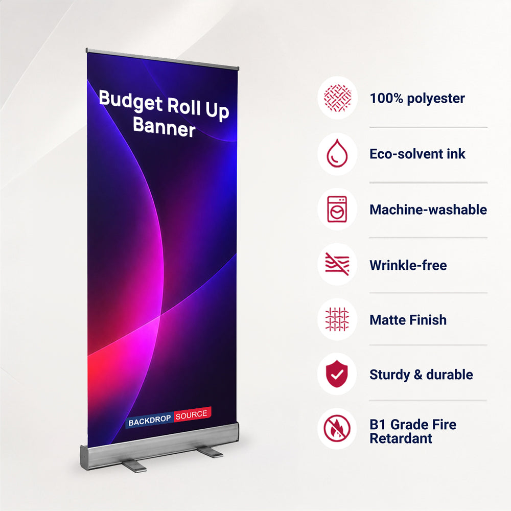 Preisgünstiges Textil-Roll-up-Banner