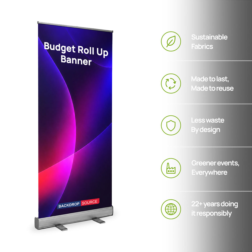 Preisgünstiges Textil-Roll-up-Banner