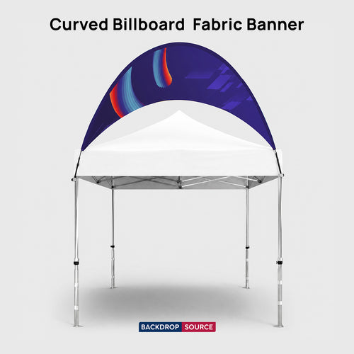 Gebogenes Stoffbanner für Außenwerbung (nur Billboard)