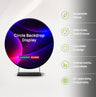 Individuell gestaltetes rundes Stoffhintergrund-Display