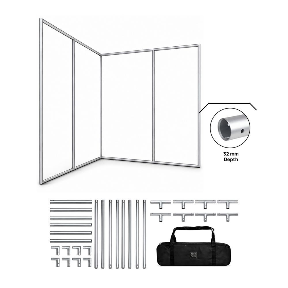 Individuell bedruckte, zweiseitige Fotokabinen-Einhausung