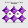 Double X Fabric GeoMetrix Pop Up Grid Display