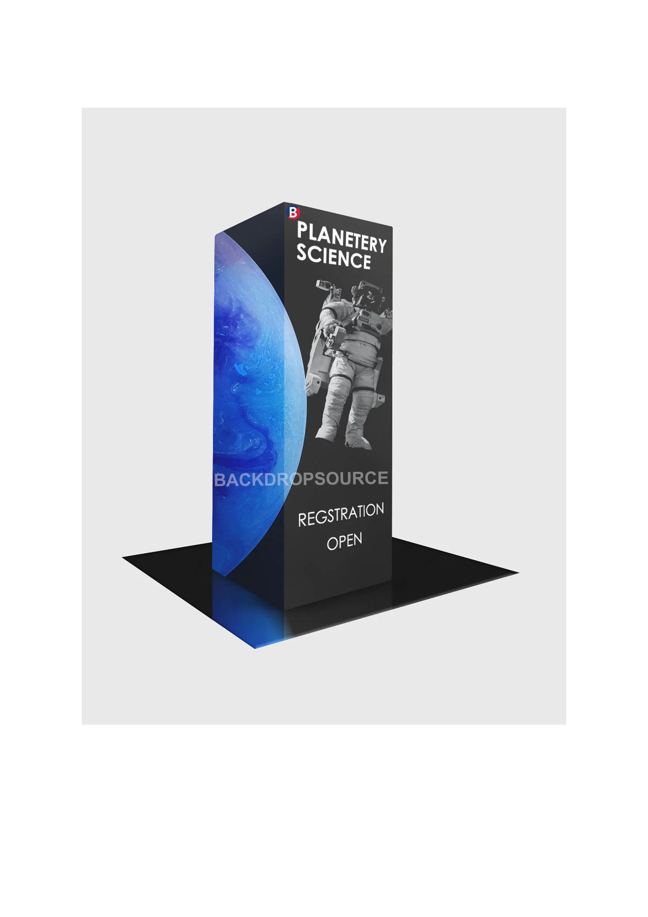 Modular EZ Cubic Fabric Tower Display