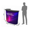 Messestand-Rednerpult aus Stoff Griffin