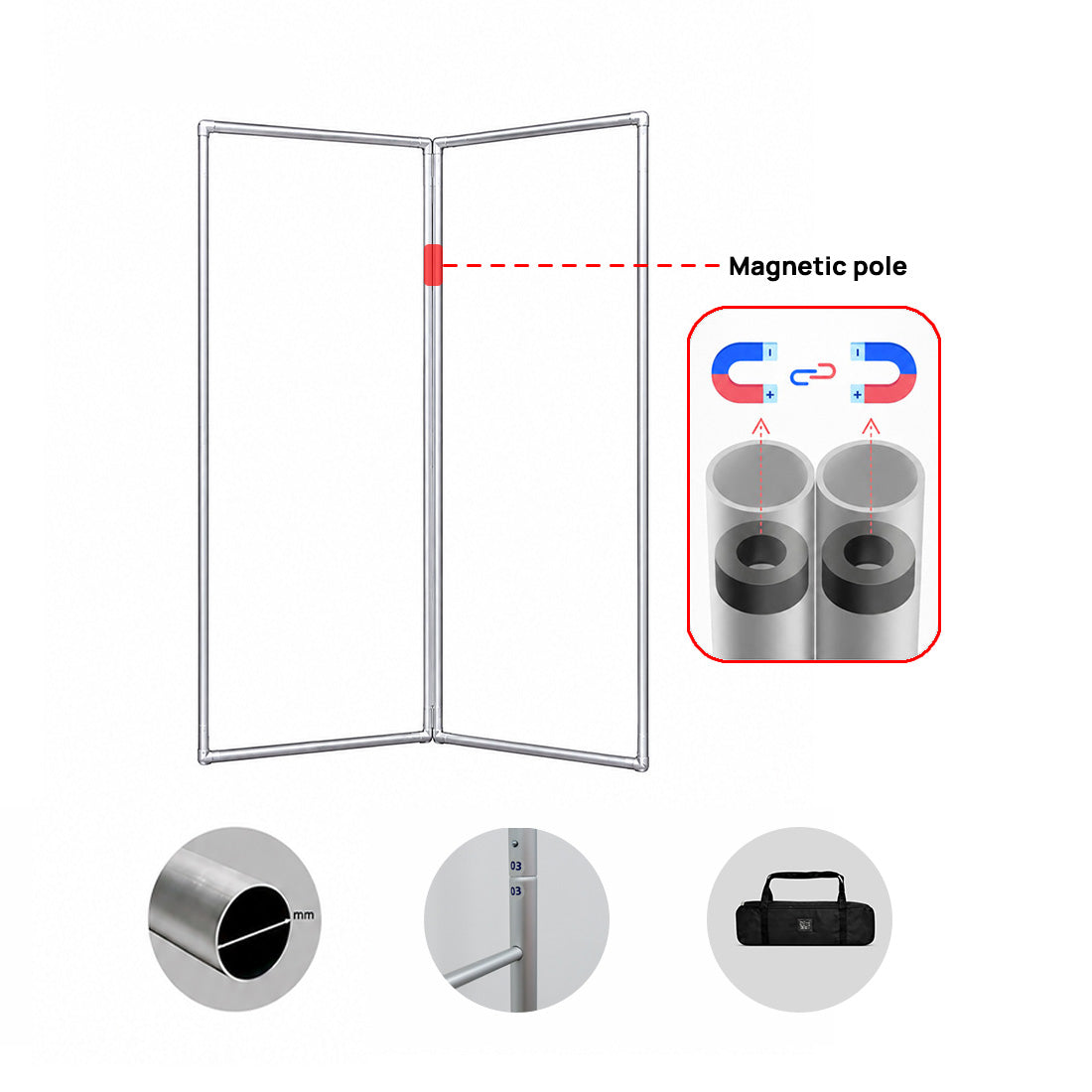 Magnetische Displays - 2 Panel