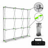 Fabric Popup Straight Backwall Kit with Clamping Lights
