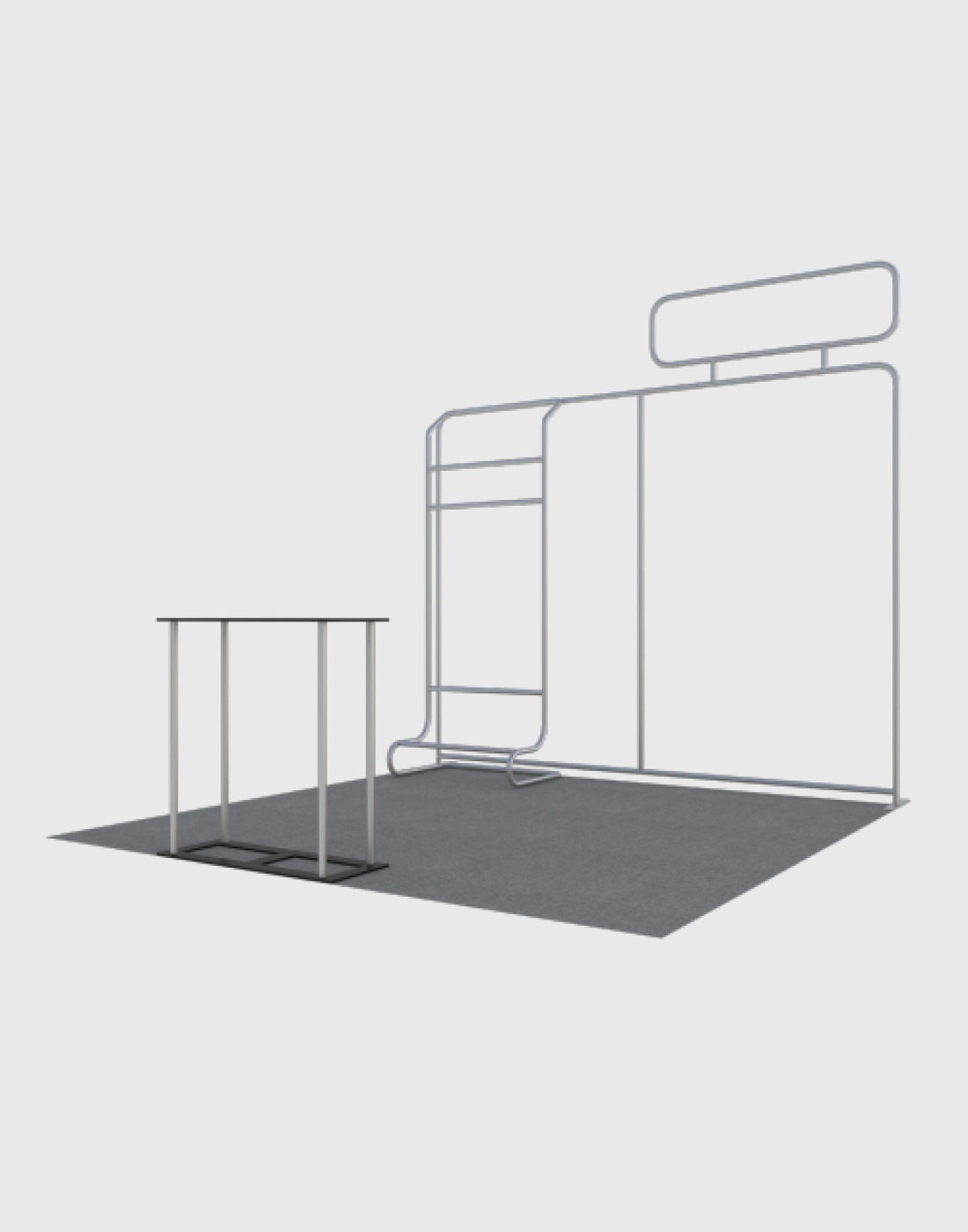 Tragbare Ausstellungswand 3m x 3m – Modell 16