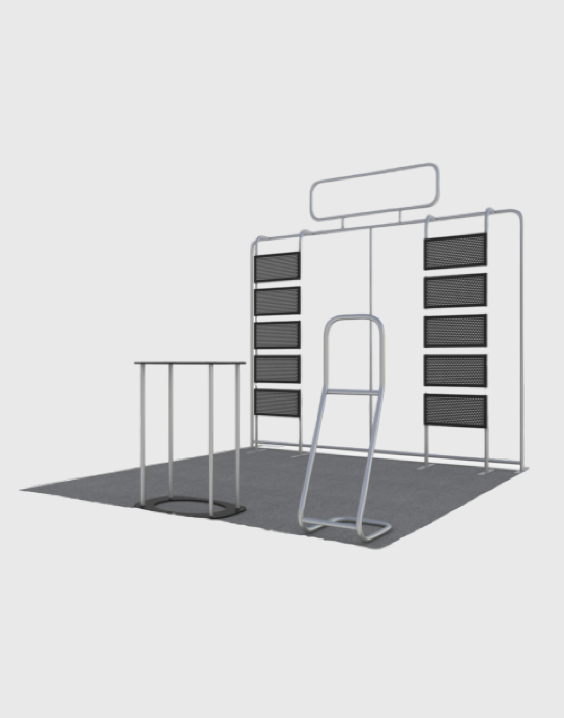 Tragbare Ausstellungswand 3m x 3m – Modell 28