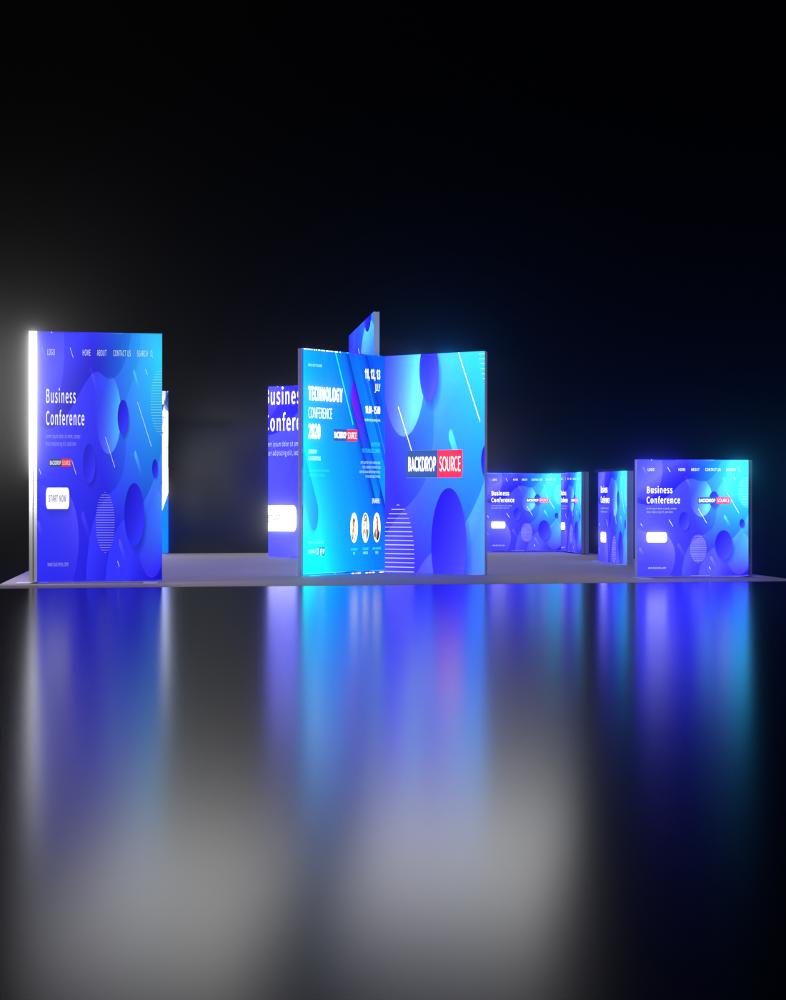 Modular Light Box Display SEG Modular Lightbox Display Kit - Model 18 – Backdropsource Germany