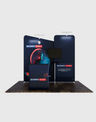 Tragbares Ausstellungsdisplay 3m x 3m – Modell 7