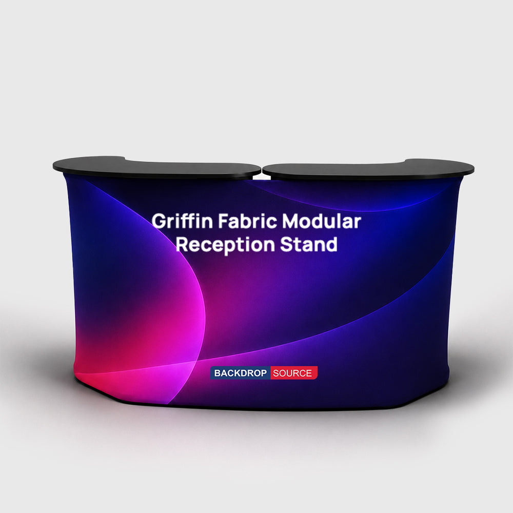 Modularer Empfangstresen aus Stoff Griffin