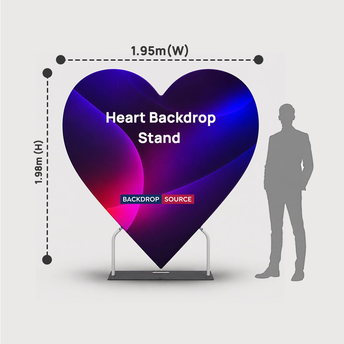 Heart Stand Backdrop
