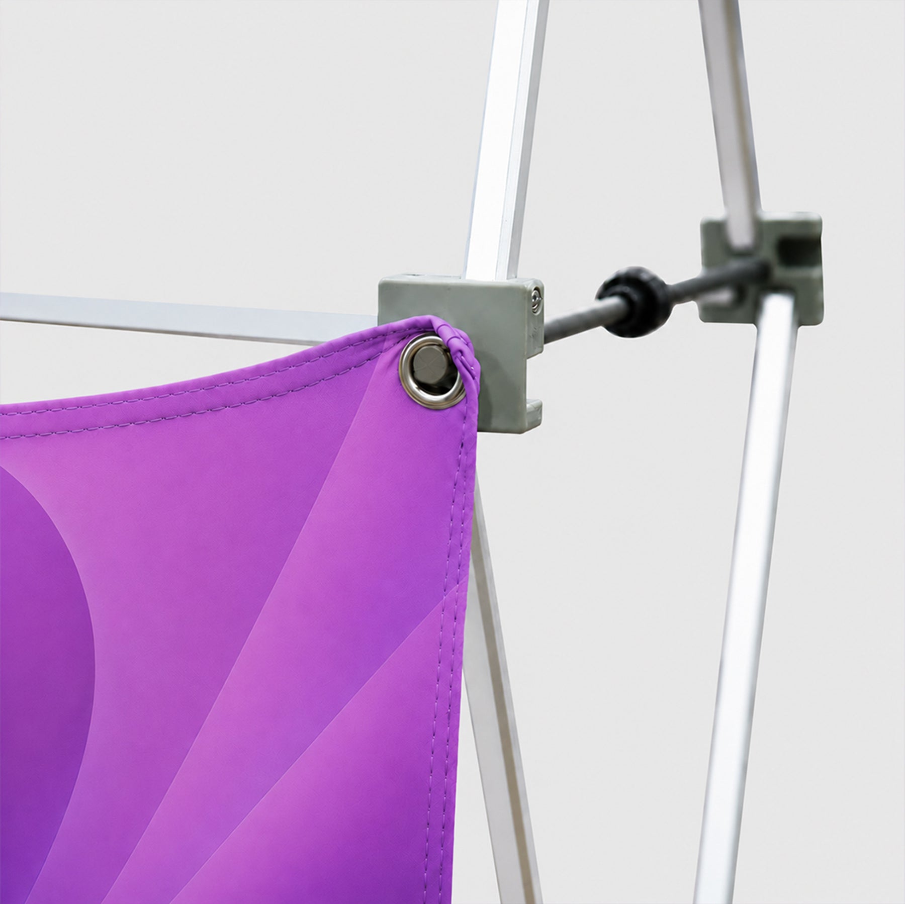 Großes dreieckiges Stoff-GeoMetrix-Pop-up-Rasterdisplay