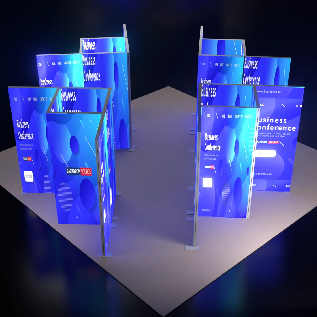 SEG-Modular-Lightbox-Display-Kit – Modell 15