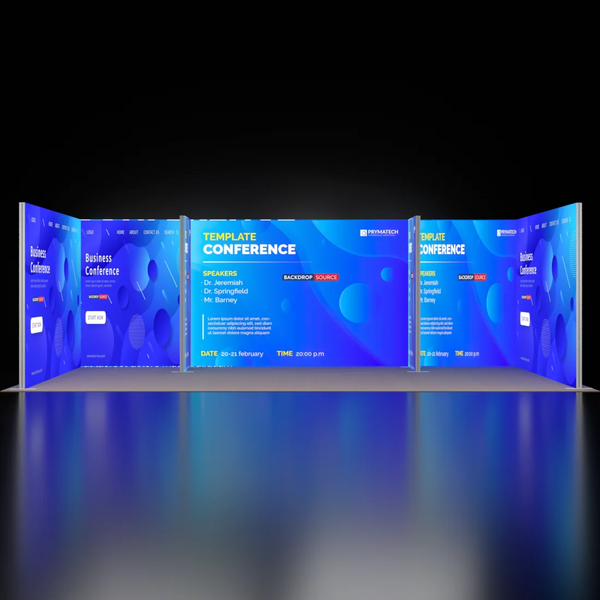 SEG-modulares Leuchtbox-Präsentationsset – Modell 11