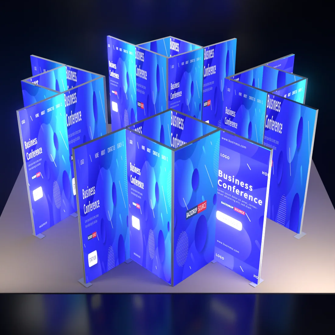 SEG-Modular-Lightbox-Display-Kit – Modell 15