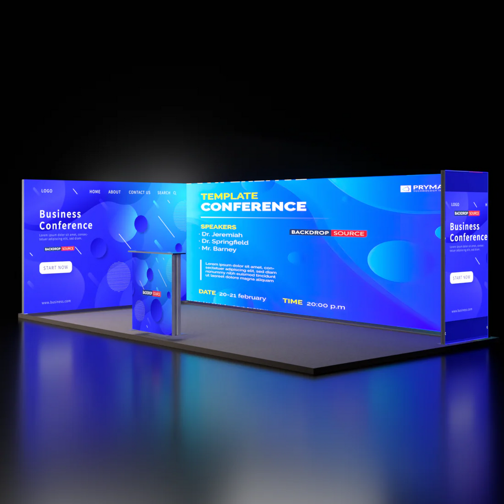 SEG-modulares Leuchtbox-Präsentationsset – Modell 10