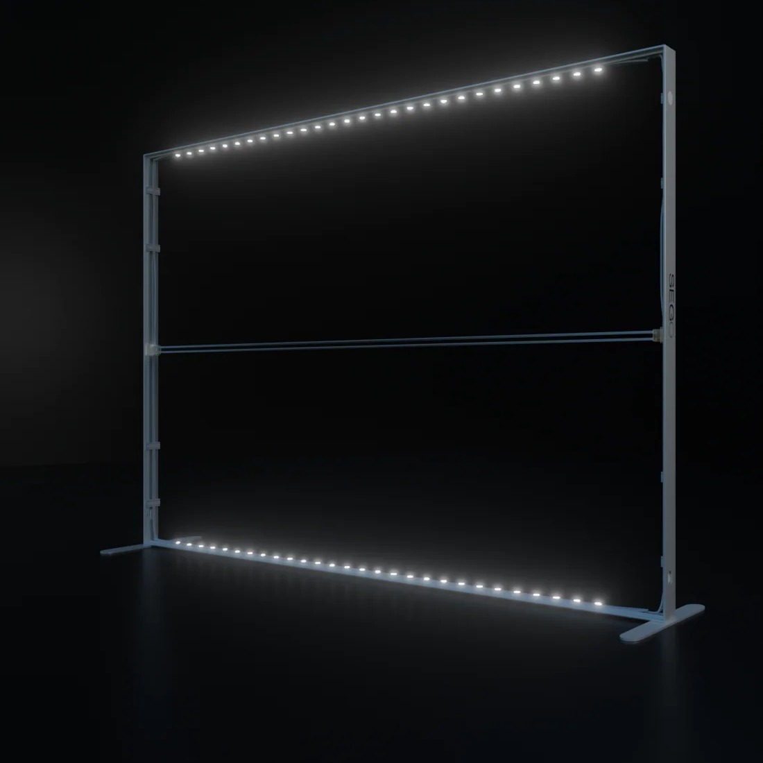 SEGO hinterleuchteter Leuchtkasten – 3m B x 2.3m H