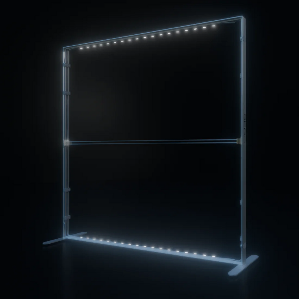 SEGO hinterleuchteter Leuchtkasten – 2m B x 2.3m H