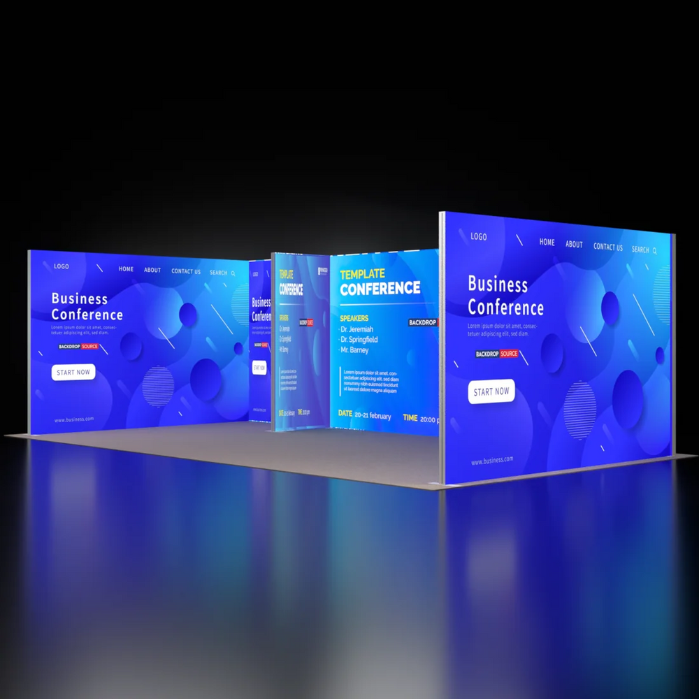 SEG-modulares Leuchtbox-Präsentationsset – Modell 11