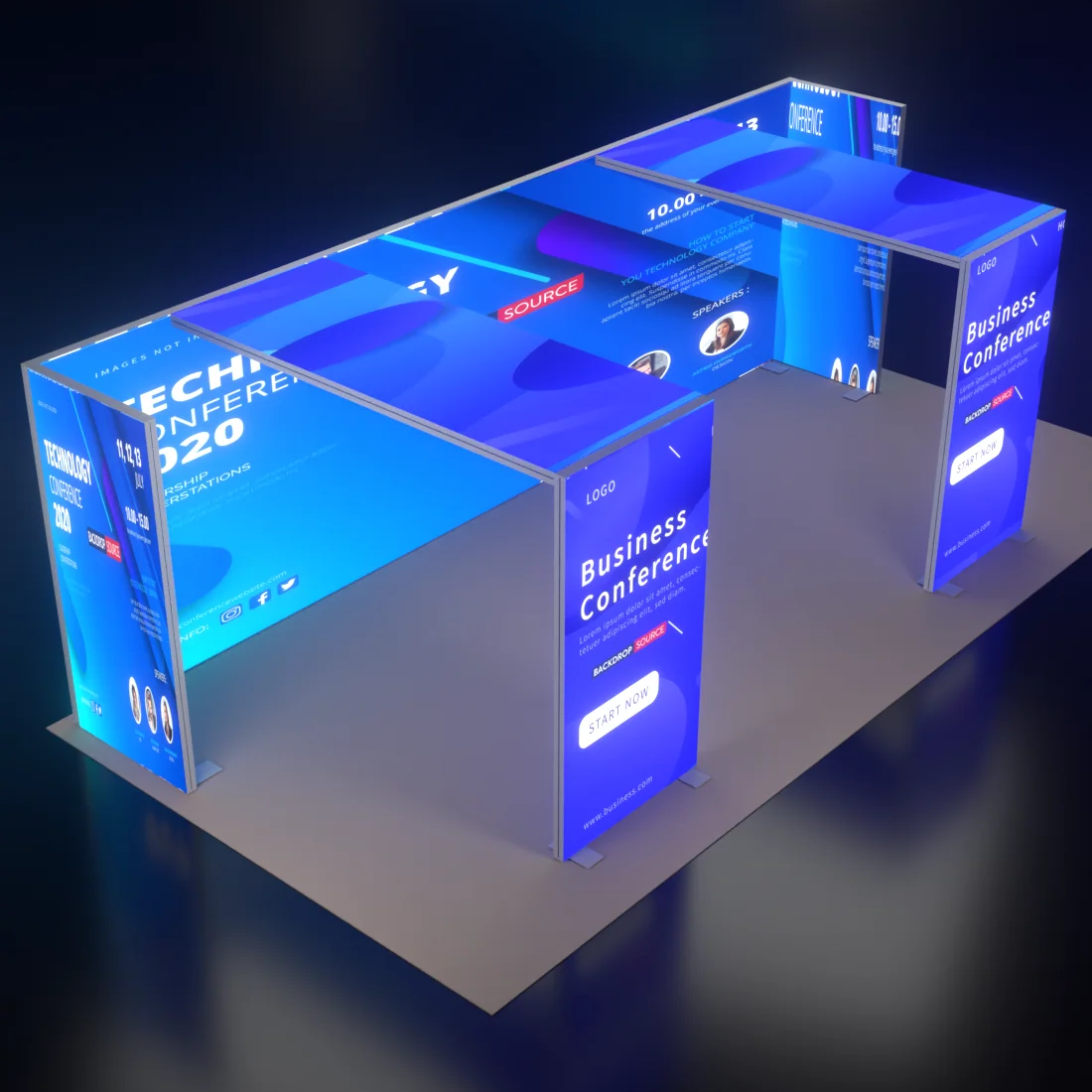 SEG-Modular-Lightbox-Display-Kit – Modell 14